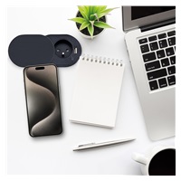 Solight 1z + USB A+C 20W PD vestavná zásuvka s posuvným víčkem, 2m, matná černá