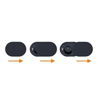 Solight 1z + USB A+C 20W PD vestavná zásuvka s posuvným víčkem, 2m, matná černá