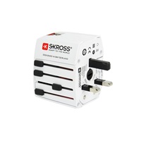 SKROSS cestovní adaptér MUV USB, USB A+C, univerzální pro 150 zemí