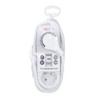 Solight 2z + USB A+C 17W, cestovní prodlužovací přívod 1.5m, bílý