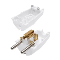 Solight zástrčka přímá, IP20, bílá