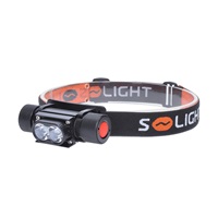 Solight LED čelová nabíjecí svítilna, 650lm, Li-Ion