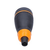 Solight zásuvka do vlhka, přímá, IP40, černá-oranžová