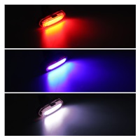 Solight LED nabíjecí zadní cyklo světlo, 3W COB, nabíjecí, Li-Ion