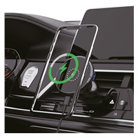 Solight magnetický držák MagSafe do auta s bezdrátovým nabíjením Qi 15W