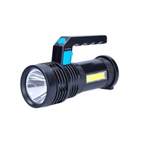 Solight LED nabíjecí svítilna s rukojetí a bočním světlem, 150+100lm, Li-Ion