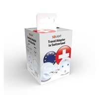 Solight cestovní adaptér pro použití ve Švýcarsku, typ J