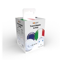 Solight cestovní adaptér pro použití v Itálii, typ L