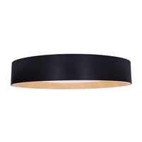 Solight LED osvětlení s dálkovým ovladačem Larios Black, 48W, 3360lm, 39cm, změna chromatičnosti, stmívatelné