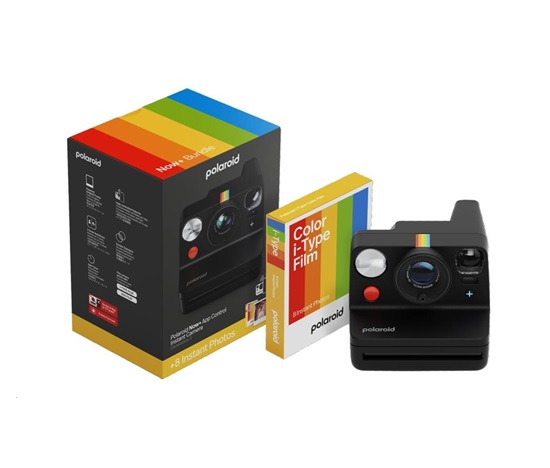 Polaroid Now+ Gen 3 Black bundle with Color Film (8 photos)