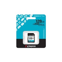 Kingston SDXC karta 128GB Canvas Go! Plus, R:200/W:160MB/s, Class 10, UHS-I, U3, V30