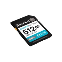 Kingston SDXC karta 512GB Canvas Go! Plus, R:200/W:160MB/s, Class 10, UHS-I, U3, V30