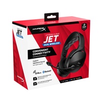 HyperX Cloud Jet Dual Wireless Gaming Headset, černá