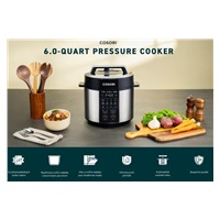 BAZAR - Cosori Multicooker CMC  - multifunkční tlakový hrnec 5.7L - Poškozený obal (Komplet)