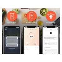 BAZAR - Cosori Dual Blaze 6.4L SMART horkovzdušná  fritéza + 5x špíz a gril. rošt, grey - Poškozený kus