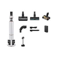 Samsung Bespoke Jet Plus complete tyčový vysavač, 580 W, LCD displej, vysýpací stanice, dTest, Misty White