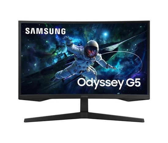 BAZAR - SAMSUNG MT LED LCD Gaming Monitor 27" Odyssey LS27CG552EUXEN -prohnutý, VA,1ms, 2560x1440 - poškozený obal