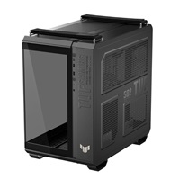 ASUS case TUF GAMING GT502 HORIZON, Mid Tower, průhledná bočnice, 4x 120mm ARGB Fan, černá