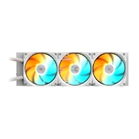 GIGABYTE Vodní chladič GAMING 360 ICE, 3x120mm, ARGB, LGA1851, AM5, bílá