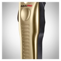 BaByliss Pro 4 FX825GE profesionální zastřihovač, titanové čepele, 3300 mAh baterie, zlatá