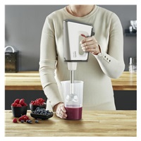 Krups GN9121 3 Mix 9000 Deluxe ruční mixér, 750 W, Turbo, s příslušenstvím, bílá