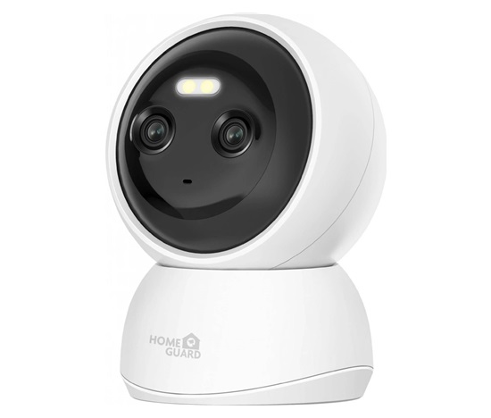 iGET HOMEGUARD HGWIP222 - Dual lens IP kamera, 2K rozlišení, 2x optika, se zvukem a nočním viděním