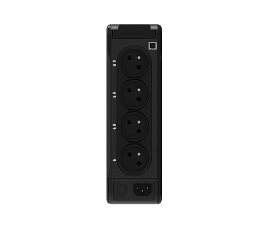 Eaton 3P Ellipse UPS USB FR, 900 VA, 540 W, Vstup: C14, Výstupy: (3) Typ E, (1) Pouze přepěťová ochrana Typ E, USB nabíj