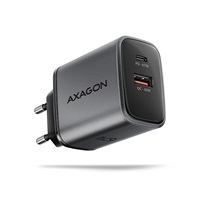AXAGON ACU-PQ67 GaN nabíječka do sítě 67W, USB-A + USB-C, PD3.0/PPS/QC4+/SFC2.0/Apple