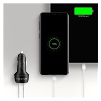 AXAGON PWC-PQ48, nabíječka do auta 48W, výstup USB-A + USB-C, PD3.0/PPS/QC4+/SFC/Apple