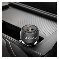 AXAGON PWC-PQ48, nabíječka do auta 48W, výstup USB-A + USB-C, PD3.0/PPS/QC4+/SFC/Apple