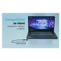 i-tec Universal Charging Metal HUB 2x USB-C + 2x USB-A Port, PD 85W