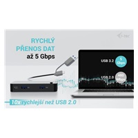 i-tec Universal KVM HUB 2x USB-C + 2x USB-A 3.0 Port