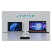 i-tec Universal KVM HUB 2x USB-C + 2x USB-A 3.0 Port