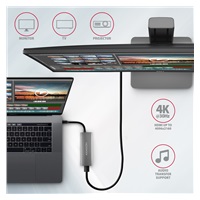 AXAGON HMC-5G21, USB 10Gb/s hub, porty 2x USB-A, 2x USB-C, HDMI 4k/30, PD 60W, kabel USB-C 13cm