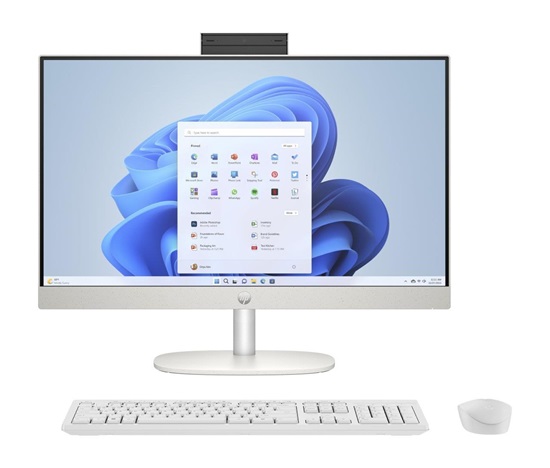 HP AiO 24-cr2006nc, 24" FHD, Touch, Ultra5 225U, RAM 32GB DDR5, SSD 1TB, Win 11 Home, GamePass 3měsíce zdarma