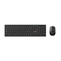 C-TECH klávesnice s myší WLKMC-03, Bezdrátový set 2.4GHz, CZ, Černá