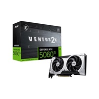 MSI VGA NVIDIA GeForce RTX 5060 Ti 8G VENTUS 2X OC PLUS, RTX 5060 Ti, 8GB GDDR7, 3xDP, 1xHDMI