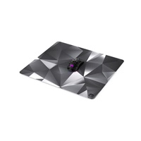 Endorfy Podložka pod myš Crystal Black L, 40 x 45 cm, Voděodolná, Černá