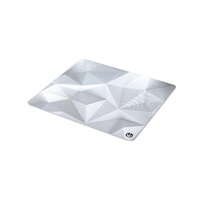 Endorfy Podložka pod myš Crystal Onyx White L, 40 x 45 cm, Voděodolná, Bílá