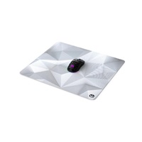 Endorfy Podložka pod myš Crystal Onyx White L, 40 x 45 cm, Voděodolná, Bílá