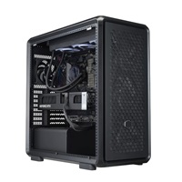 Cooler Master case MasterFrame 600 Black, Průhledná bočnice, ATX, 3x 140mm Fan, 1x 120mm Fan, Černá