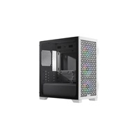 Cooler Master case Elite 302 White, Průhledná bočnice, mATX, 3x 120mm ARGB Fan, bílá