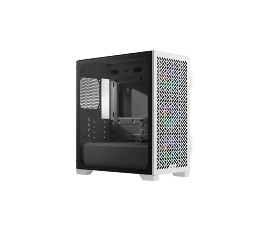 Cooler Master case Elite 302 White, Průhledná bočnice, mATX, 3x 120mm ARGB Fan, bílá
