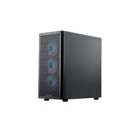 Cooler Master case Elite 502, Průhledná bočnice, ATX, 3x 120mm ARGB Fan, černá