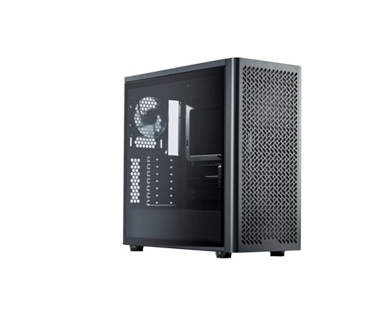 Cooler Master case Elite 502 Lite, Průhledná bočnice, ATX, 1x 120mm Fan, černá