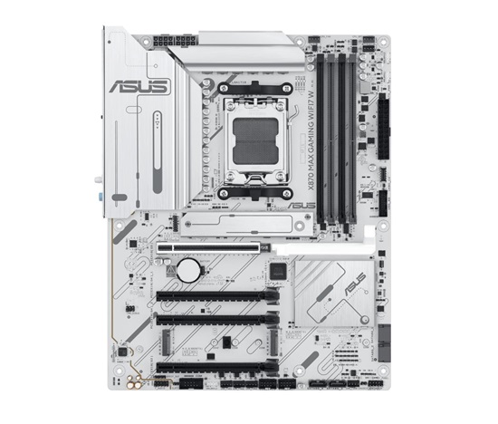 ASUS MB Sc AM5 X870 MAX GAMING WIFI7 W, AMD X870, 4xDDR5, 2xThunderbolt, 1xHDMI, WiFi