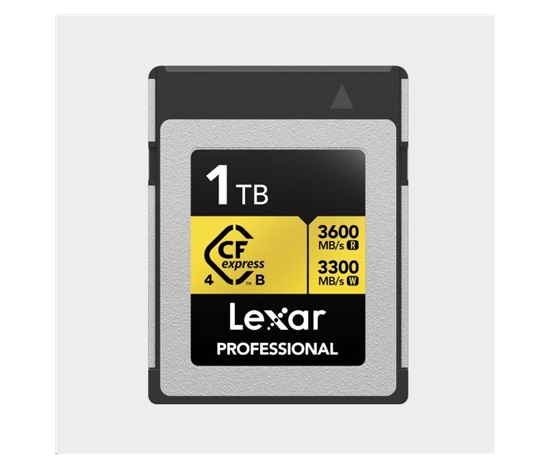 Lexar CFexpress 4.0 Pro Gold R3600/W3300 1TB