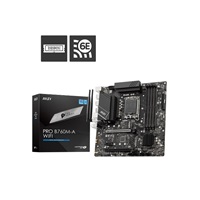 BAZAR - MSI MB Sc LGA1700 PRO B760M-A WIFI, Intel B760, 4xDDR5, 2xDP, 2xHDMI, WI-FI, mATX - Po opravě (Bez příšlušenství