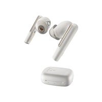 Poly Voyager Free 60 MS Teams bluetooth headset, BT700 USB-C adaptér, nabíjecí pouzdro, bílá