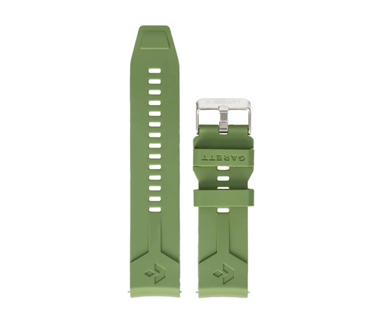Garett univerzální řemínek 22 mm, zelený silikonový